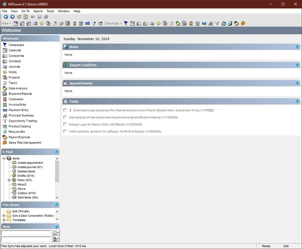 MRSware Desktop application for Windows